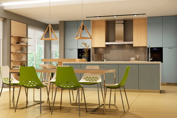 Modern house interior