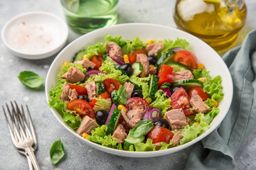 tuna salad in white bowl