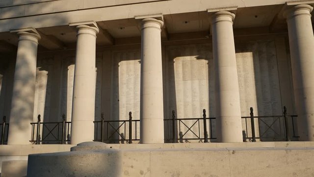 World war one in Belgium: Ypres today, Menin (Menen) Gate Memorial