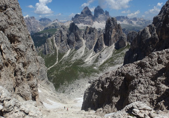 Włochy, Dolomity - na szlaku Szlak Sentiero Bonacossa  © Iwona