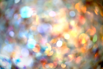Abstract background from blurred of night light. Holiday and celebration party backdrop.
