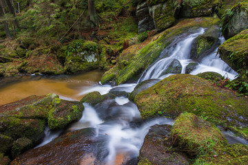 Fototapeta premium cascades waterfall forest