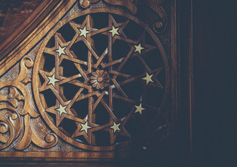 Ottoman Turkish  art with geometric patterns