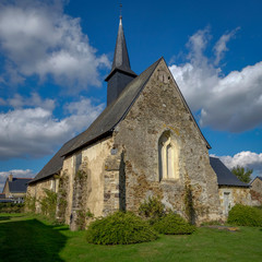 Fototapeta na wymiar Eglise Saint-Martin-de-Villenglose