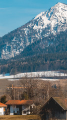 Smartphone HD wallpaper of beautiful alpine view at Ruhpolding - Bavaria - Germany