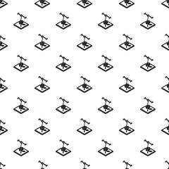 Flower d printing pattern vector seamless repeating for any web design