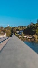 Smartphone HD wallpaper of beautiful view near Zeholfing - Isar - Bavaria - Germany