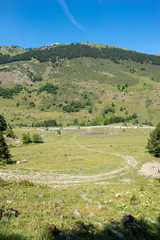 River on the road to Montgarri from the valley of Aran