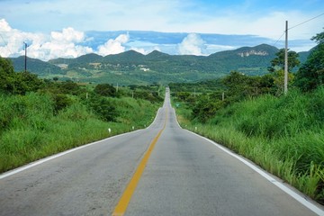 Die Landschaft bei Ocozocoautla in Mexiko.