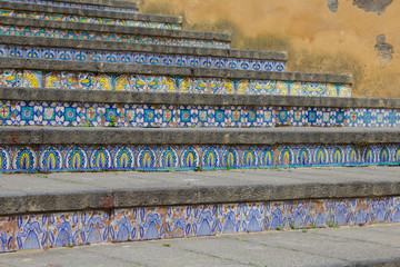 Le famose ceramiche della Scalinata di Santa Maria del Monte di Caltagirone in Sicilia