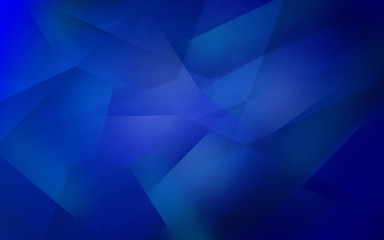 Dark blue abstract polygonal mosaic background