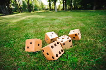 Outdoor games - Big dices