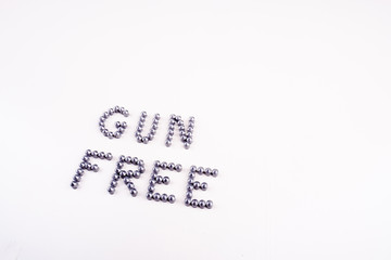 Gun free zone title made of bullets