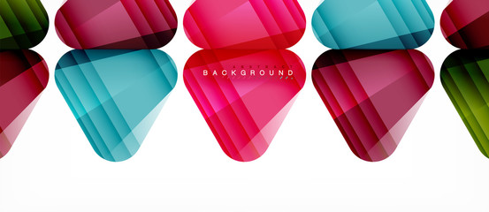 Geometric abstract background, triangles