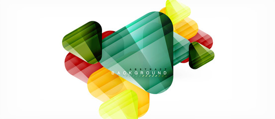 Geometric abstract background, triangles