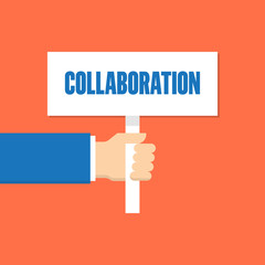 COLLABORATION MEGAPHONE LINE FLAT