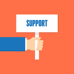 SUPPORT MEGAPHONE LINE FLAT