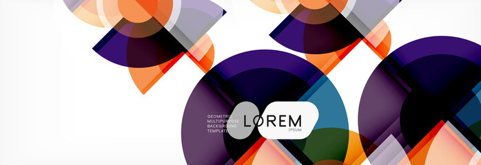 Circle abstract background