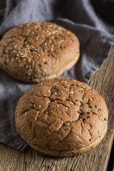 Whole Grain Hamburger Buns