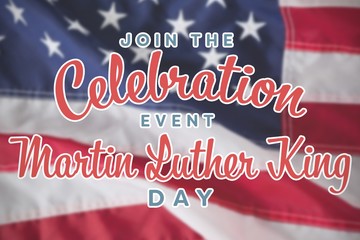 Composite image of join the celebration event martin luther king