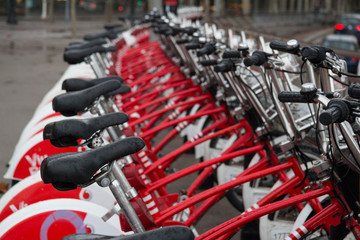Bicicletas en la ciudad