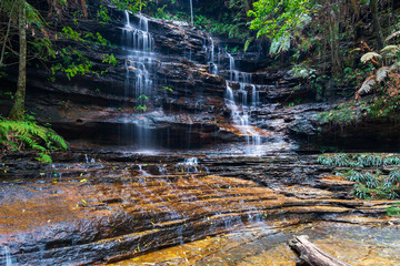 Junction Falls, Blue Mountains, Australia. 