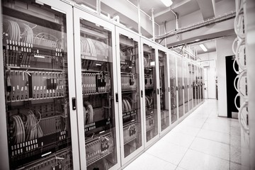 Empty server room