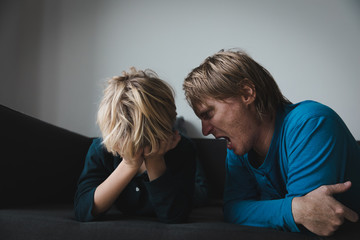 father and son conflict, agression, abuse, misunderstanding