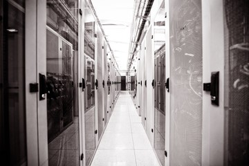 Empty server room