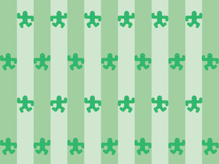 Seamless  pattern with cactus on green background for wallpaper, gift paper and greeting cards.
