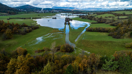 Pivka intermittent lakes (Pivška Jezera; Jezera Pivke) are hydrologic phenomena in Slovenia. A...