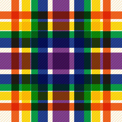 Tartan fabric texture