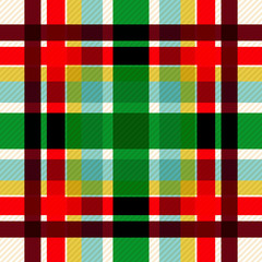 Tartan fabric texture