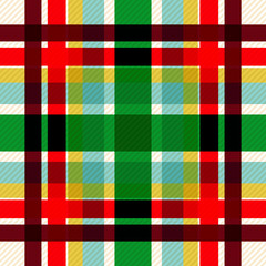 Tartan fabric texture