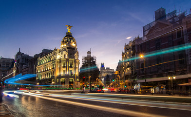 Madrid,calle Gran vía