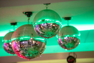 Disco balls.night party background photo