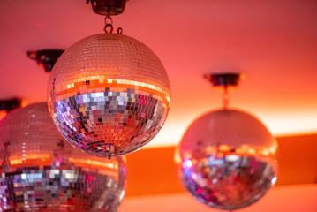 Disco balls.night party background photo