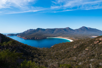 Fototapeta na wymiar Wineglass Bay, Freycinet National Park, Tasmania, Australia.