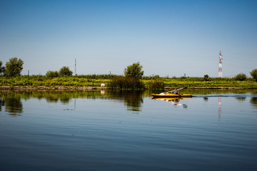 Obraz premium Delta Danube trip - August colors