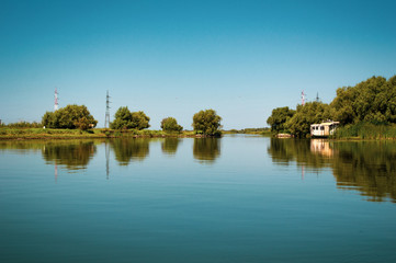 Fototapeta premium Delta Danube trip - August colors