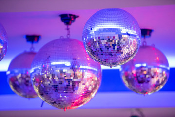 Disco balls.night party background photo