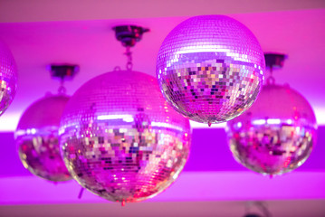 Disco balls.night party background photo