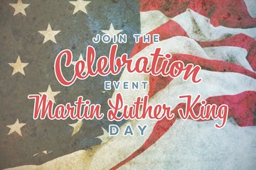 Composite image of join the celebration event martin luther king