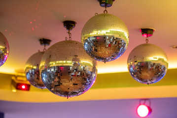 Disco balls.night party background photo