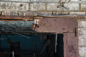 War in Ukraine. Settlement Shyrokyne, Donetsk region. September 2018.