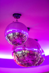 Disco balls.night party background photo