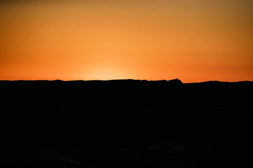 Fototapeta premium sunset in mountains