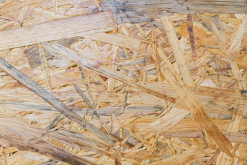 Oriented strand Board consisting of wood chips for construction