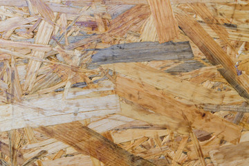 Oriented strand Board consisting of wood chips for construction