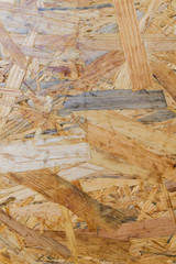 Oriented strand Board consisting of wood chips for construction